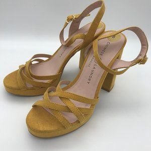 Chinese Laundry Los Angeles Heels Size 8 - Open Toe Ankle Strap